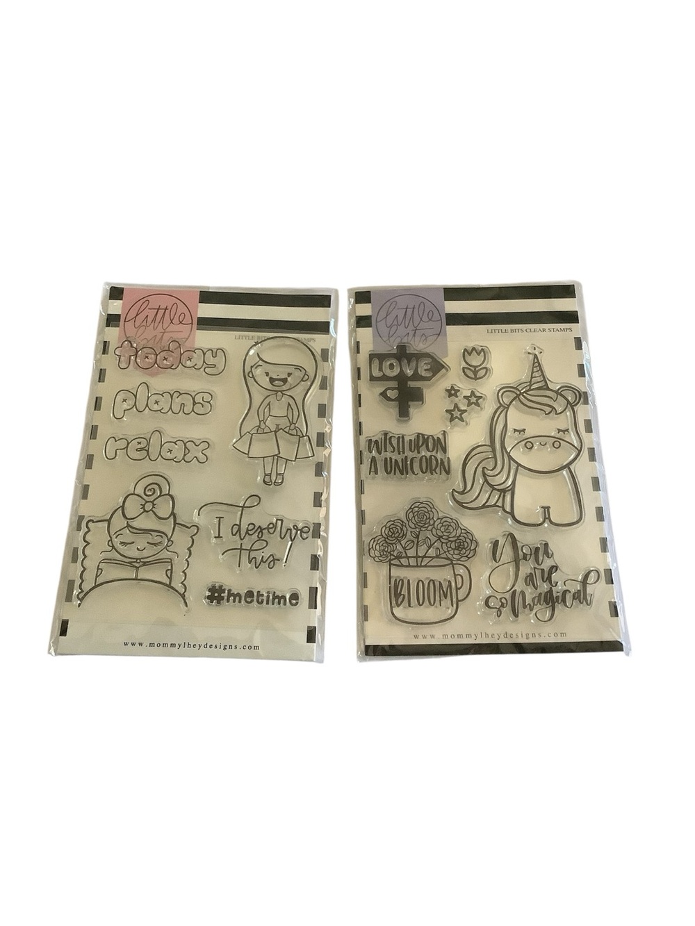 Two Little bits Mommy Lhey Stamp Sets